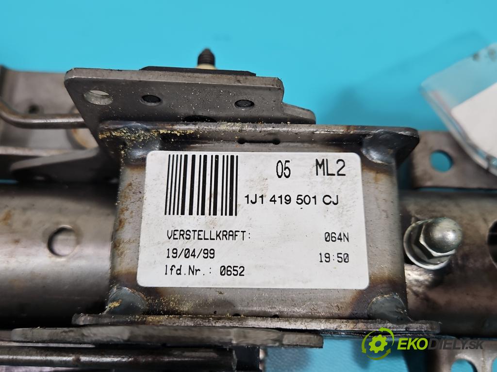 Vw Golf IV 1997-2003 1.9 TDI 90 HP manual 66 kW 1896 cm3 3- Stĺpik volant 1J1419501CJ (Tyče riadenia (volantu))