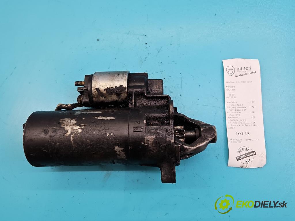 Audi 80 B4 1991-1994 1.9 tdi 90 HP manual 66 kW 1896 cm3 5- štartér 0001110106 (Štartéry)