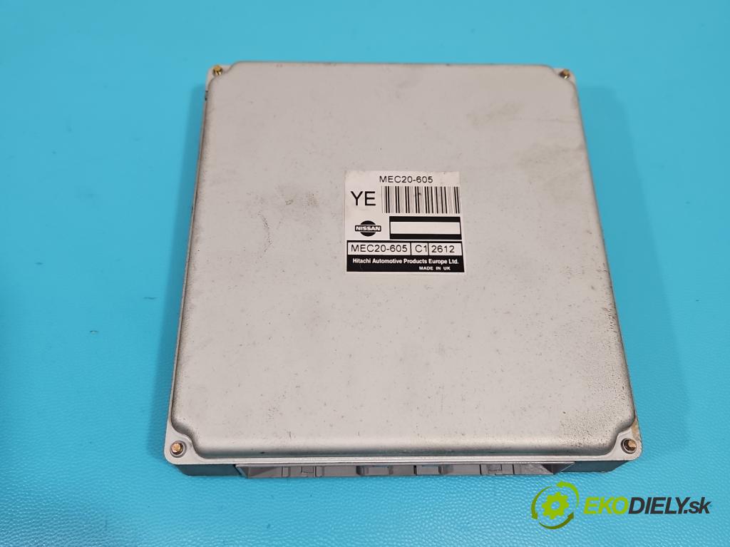 Nissan Almera N16 2000-2006 1.5 16V 90 hp manual 66 kW 1498 cm3 5- řídící jednotka motoru MEC20-605