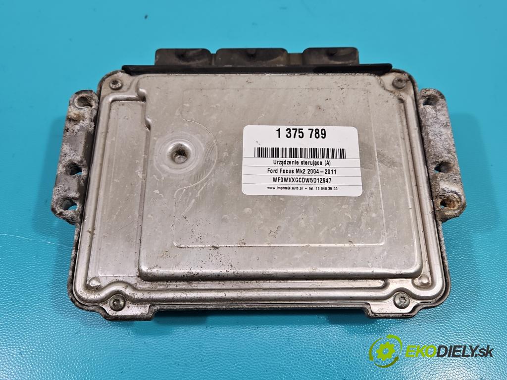 Ford Focus Mk2 2004-2011 1.6 tdci 90 hp manual 66 kW 1560 cm3 5- řídící jednotka motoru 6M51-12A650-NA