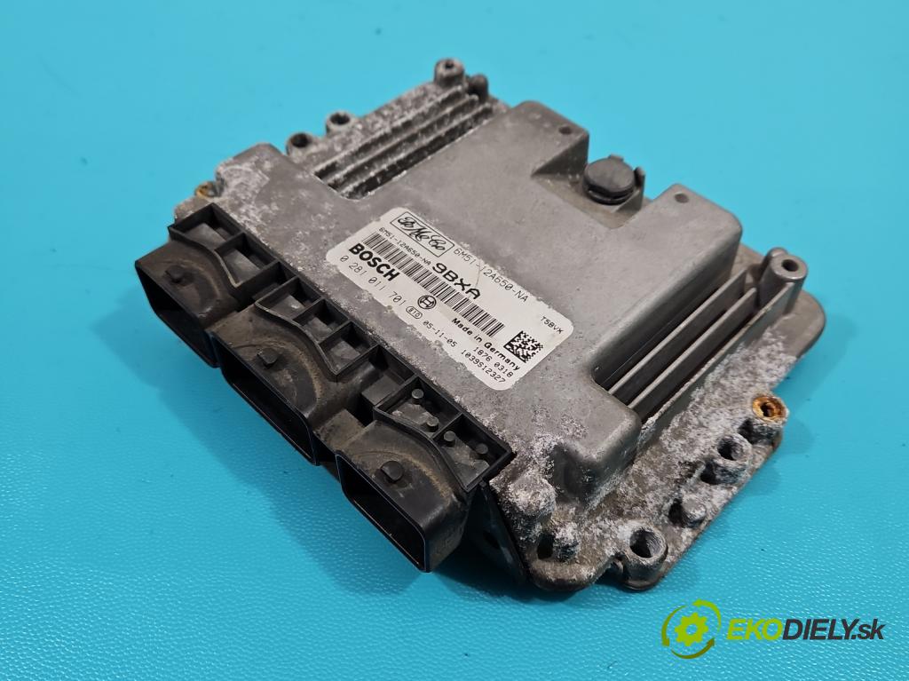 Ford Focus Mk2 2004-2011 1.6 tdci 90 hp manual 66 kW 1560 cm3 5- řídící jednotka motoru 6M51-12A650-NA