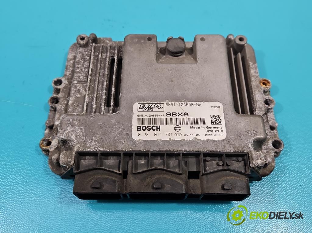 Ford Focus Mk2 2004-2011 1.6 tdci 90 hp manual 66 kW 1560 cm3 5- řídící jednotka motoru 6M51-12A650-NA