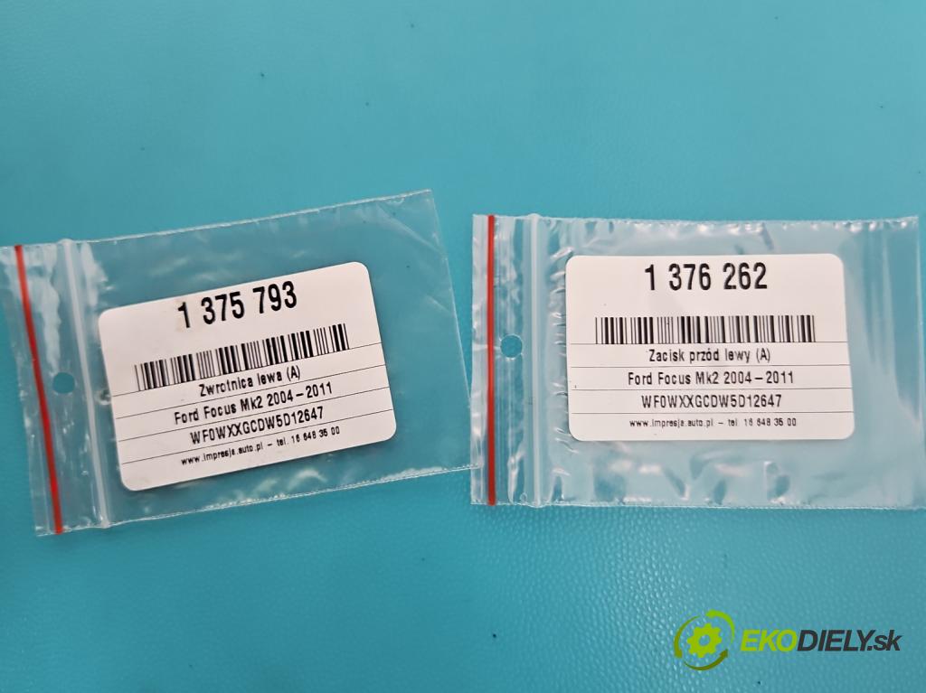 Ford Focus Mk2 2004-2011 1.6 tdci 90 HP manual 66 kW 1560 cm3 5- náboj ľavé  (Náboje)