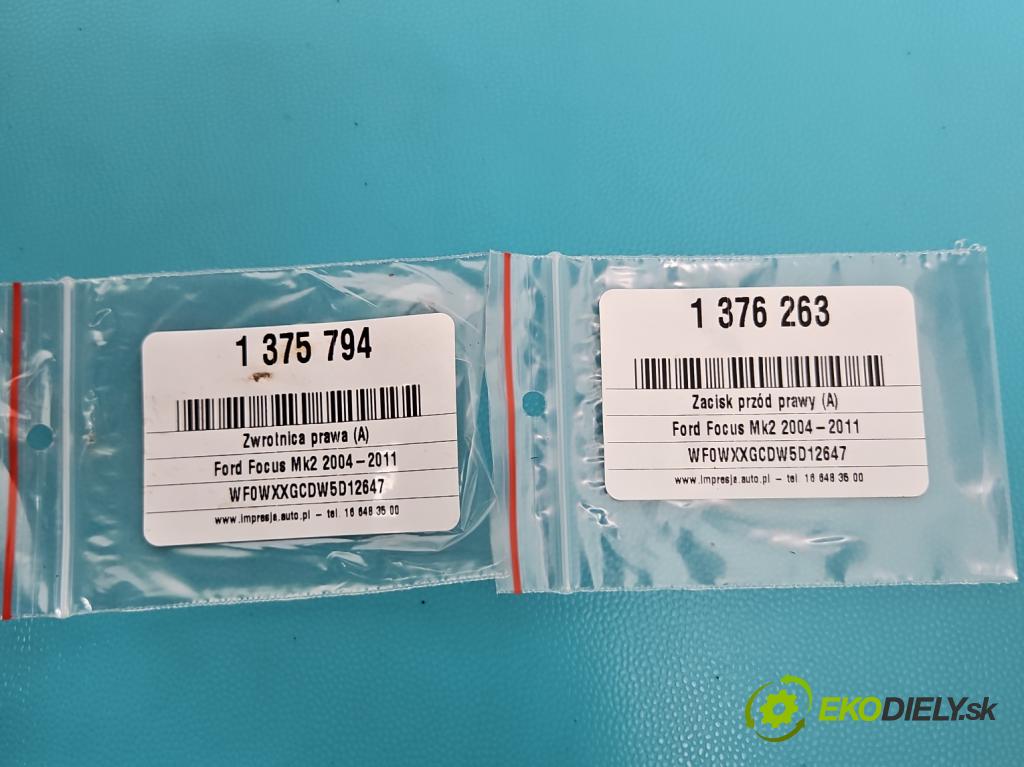 Ford Focus Mk2 2004-2011 1.6 tdci 90 HP manual 66 kW 1560 cm3 5- náboj pravé  (Náboje)