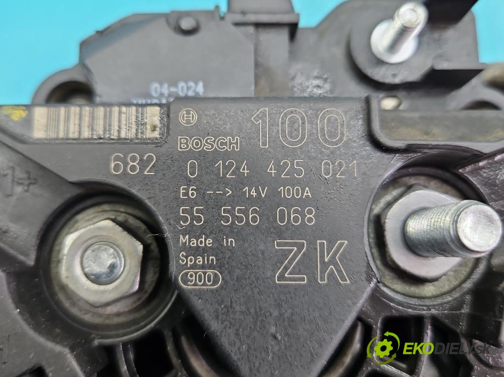 Opel Corsa C 2000-2006 1.2 16V 80 HP manual 59 kW 1229 cm3 5- Alternator 55556068 (Alternátory)