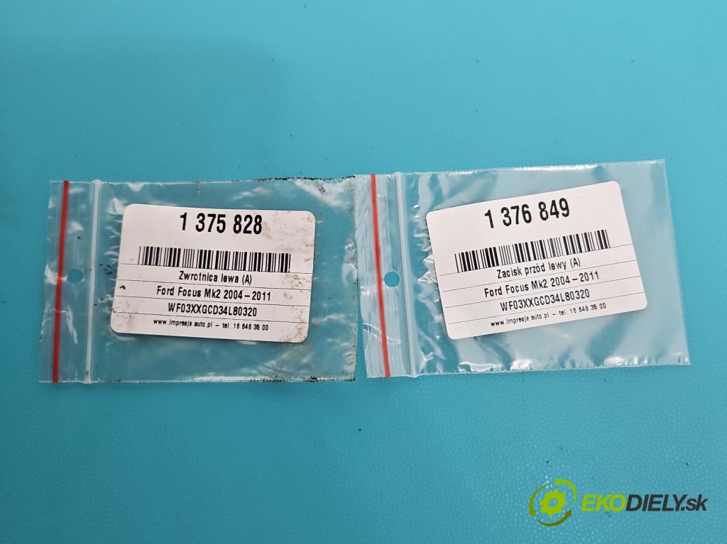 Ford Focus Mk2 2004-2011 1.6 tdci 109 HP manual 80 kW 1560 cm3 3- náboj ľavé  (Náboje)