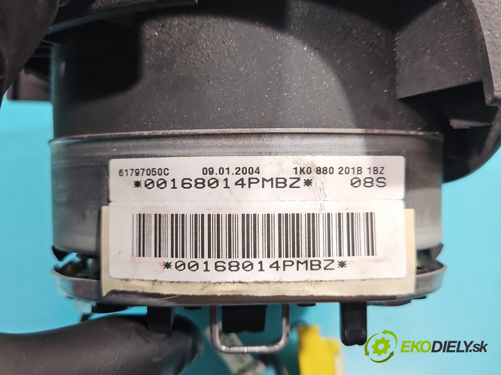 Vw Golf V 2003-2009 1.9 tdi 105 HP manual 77 kW 1896 cm3 5- airbag vzduch: Řidiči: 1K0880201B (Airbagy)
