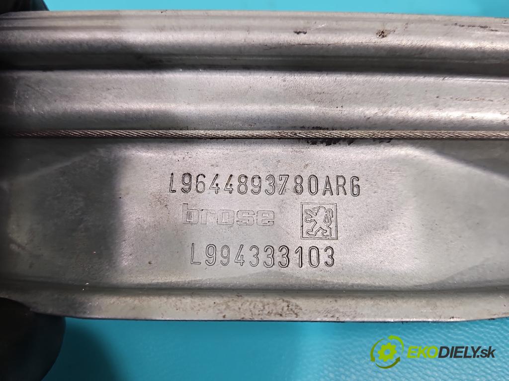 Peugeot 407 1.6 HDI 109 hp manual 80 kW 1560 cm3 5- mechanismus stahování zadní levý 9646595680