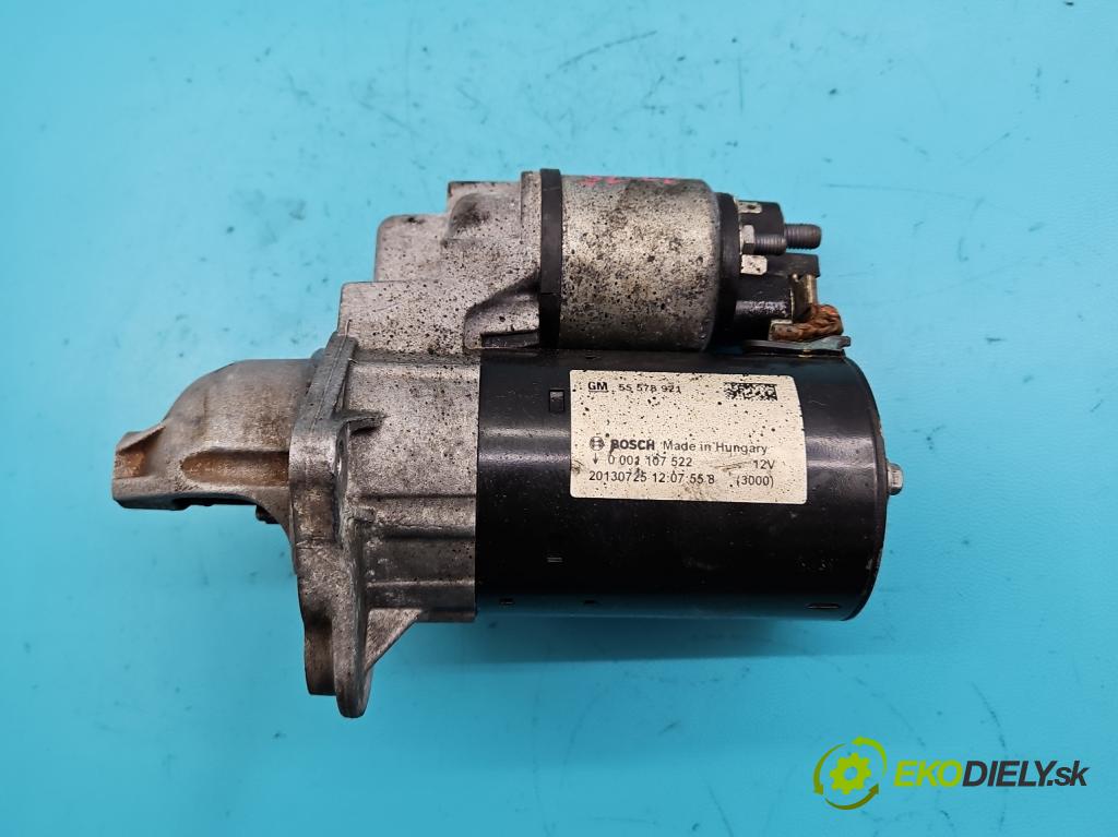 Opel Mokka A 2012-2019 1.4 T 140 HP automatic 103 kW 1364 cm3 5- štartér 55578921 (Štartéry)