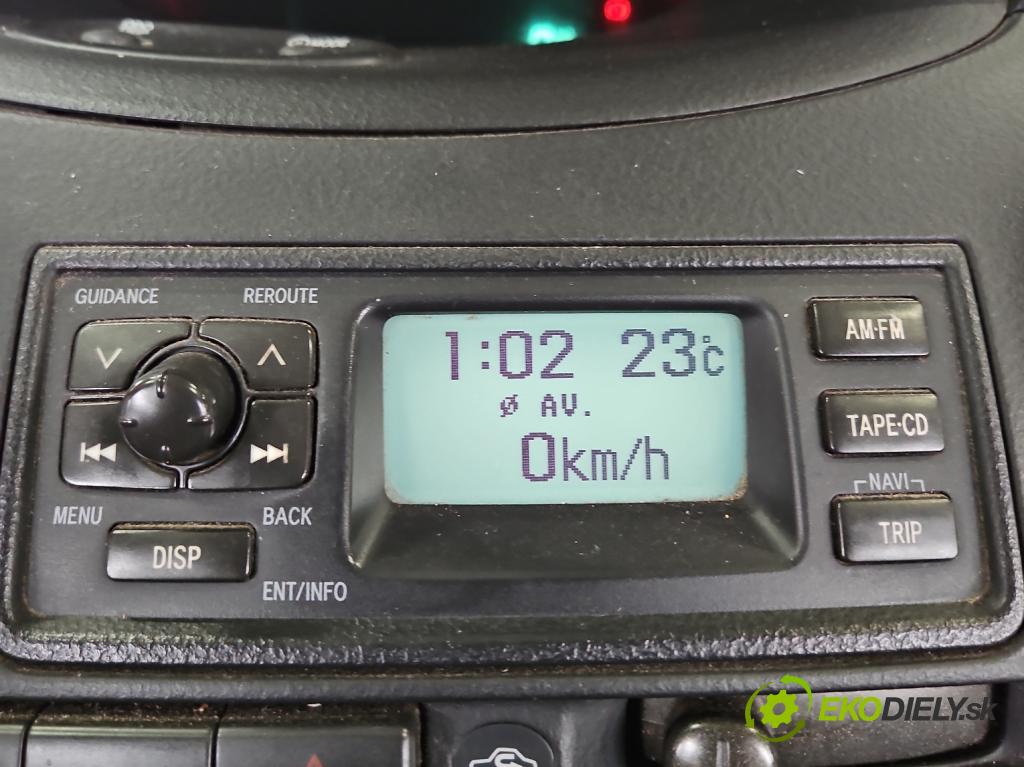 Toyota Yaris I 1999-2005 1.4 D4D 75 HP manual 55 kW 1364 cm3 5- Zobrazit: 86110-52140 (Prístrojové dosky, displeje)