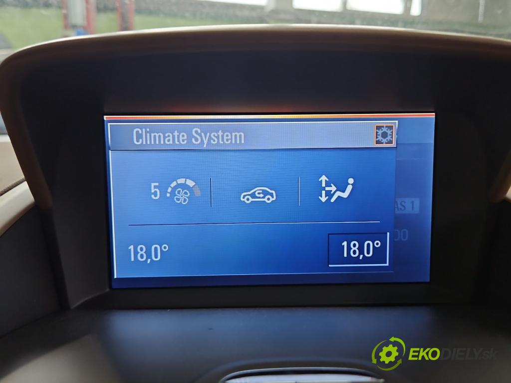 Opel Zafira C 2012-2019 Tourer 2.0 CDTI 165 HP manual 121 kW 1956 cm3 5- Zobrazit: 95196687 (Prístrojové dosky, displeje)