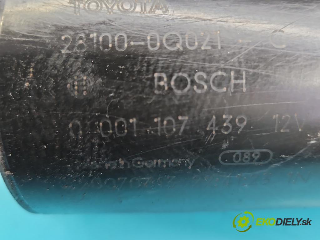 Peugeot 107 1.0b 68 HP manual 50 kW 998 cm3 3- štartér 0001107439 (Štartéry)