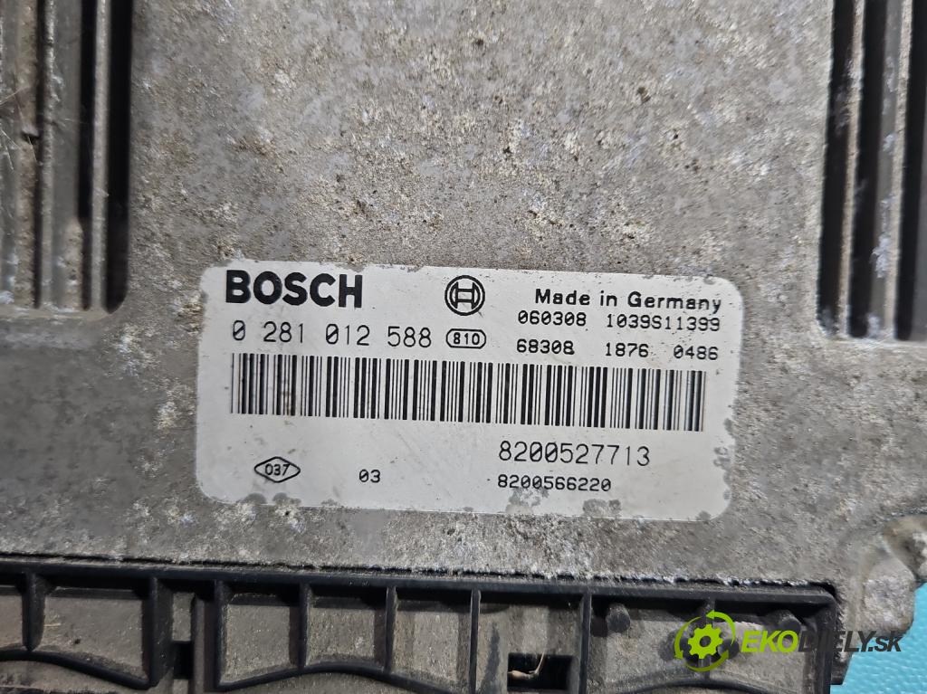 Renault Laguna II 2001-2007 1.9 dci 110 hp manual 81 kW 1870 cm3 5- řídící jednotka motoru 0281012588