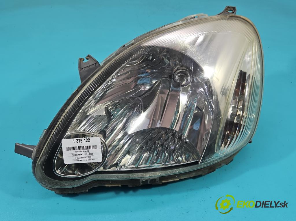 Toyota Yaris I 1999-2005 1.4 D4D 75 hp manual 55 kW 1364 cm3 5- světlo levý  (Klika dveří ostatní)