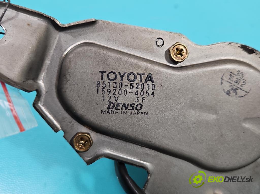 Toyota Yaris I 1999-2005 1.4 D4D 75 hp manual 55 kW 1364 cm3 5- motor stěrače zadní 85130-52010