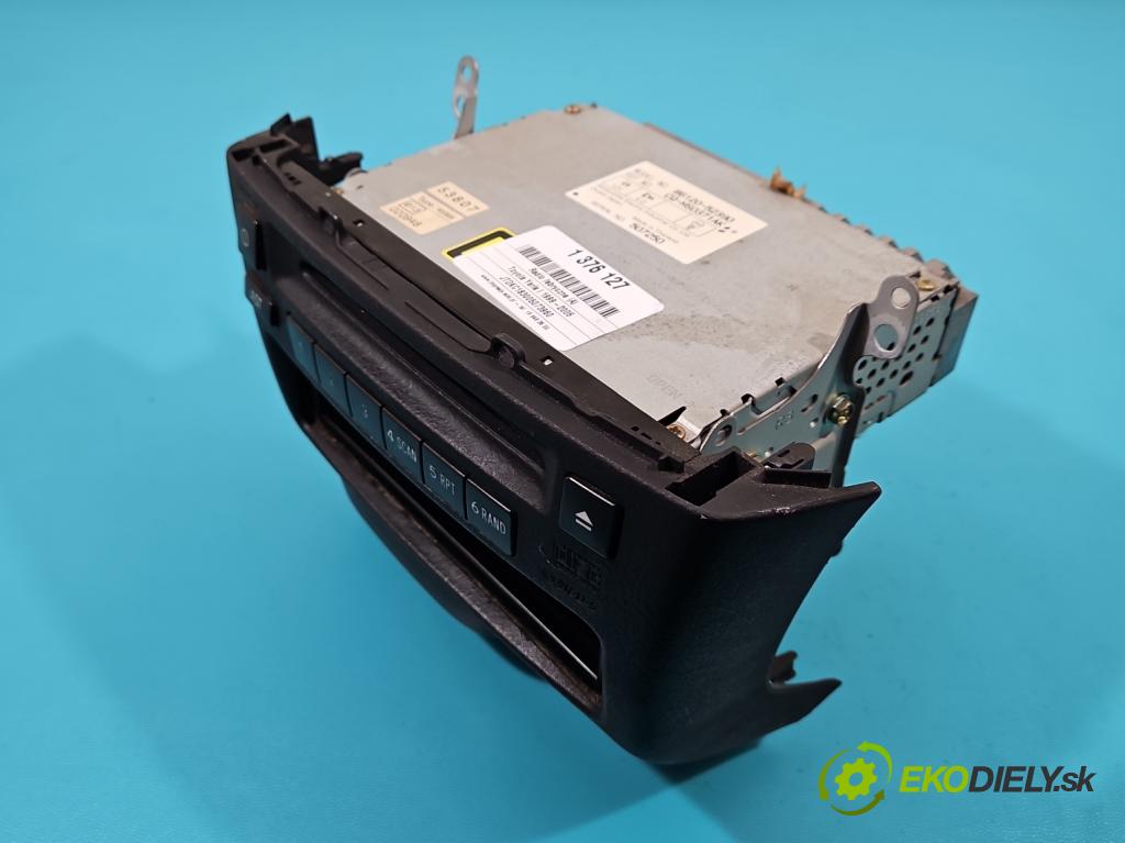 Toyota Yaris I 1999-2005 1.4 D4D 75 HP manual 55 kW 1364 cm3 5- Radio originál 86120-52390