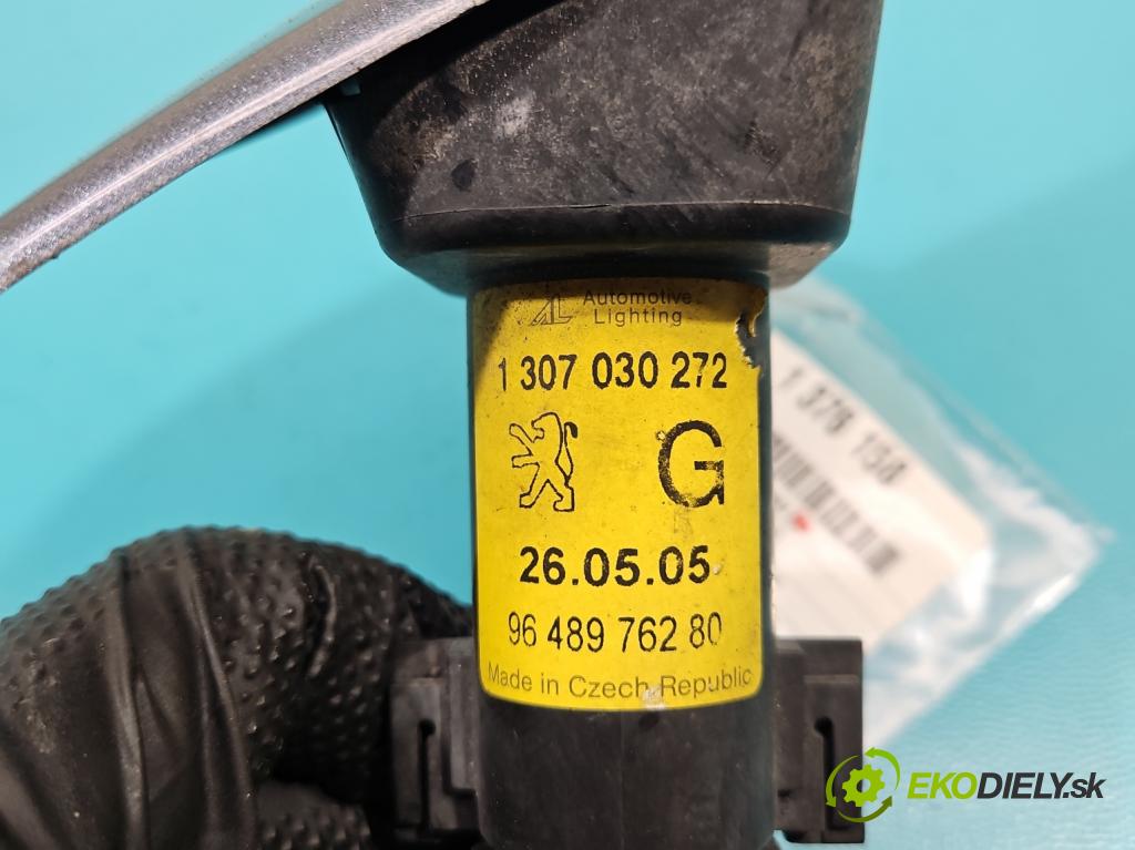 Peugeot 407 2.0 HDI 136 HP manual 100 kW 1997 cm3 5- ostrekovač reflektor: ľavý 1307030272 (Motorček ostrekovačov)