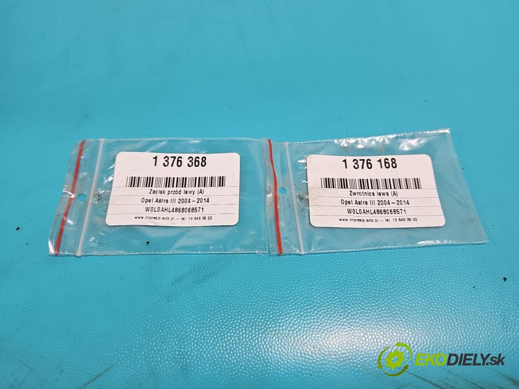 Opel Astra III 2004-2014 1.6 16V 105 HP manual 77 kW 1598 cm3 5- náboj ľavé  (Náboje)