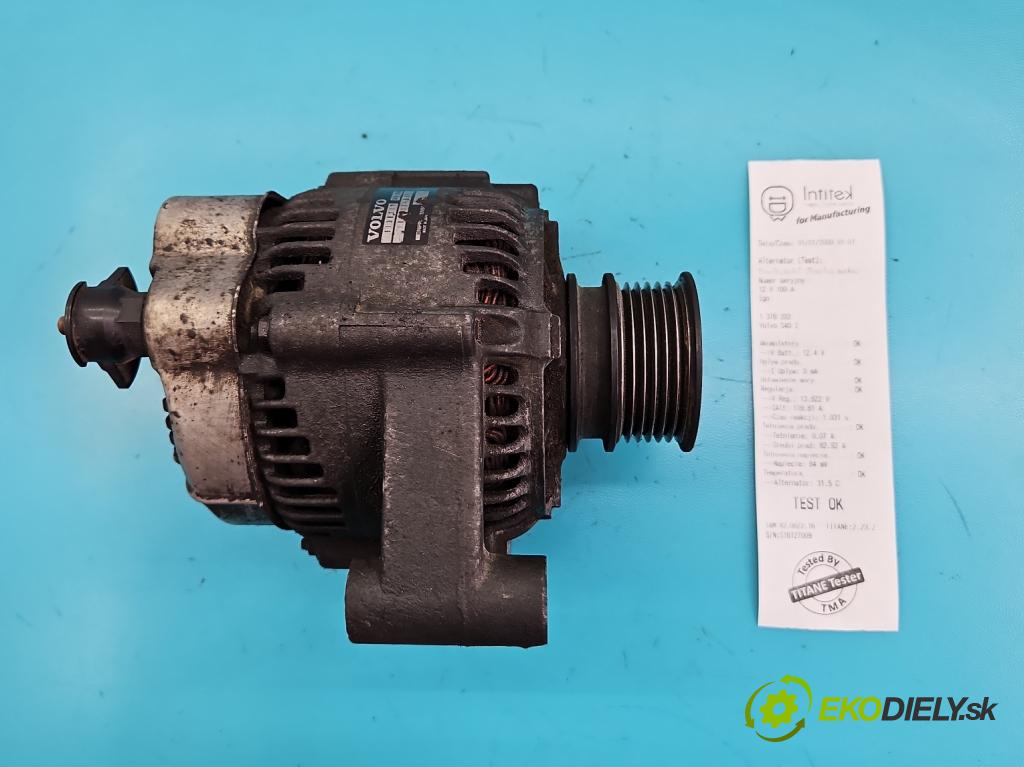Volvo S40 I 1995-2004 1,8.0 16V 116 hp manual 85 kW 1731 cm3 4- Alternator 9130217 (Alternátory)