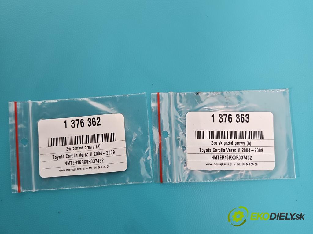 Toyota Corolla Verso II 2004-2009 1.8 VVTI 129 HP automatic 95 kW 1794 cm3 5- náboj pravé  (Náboje)