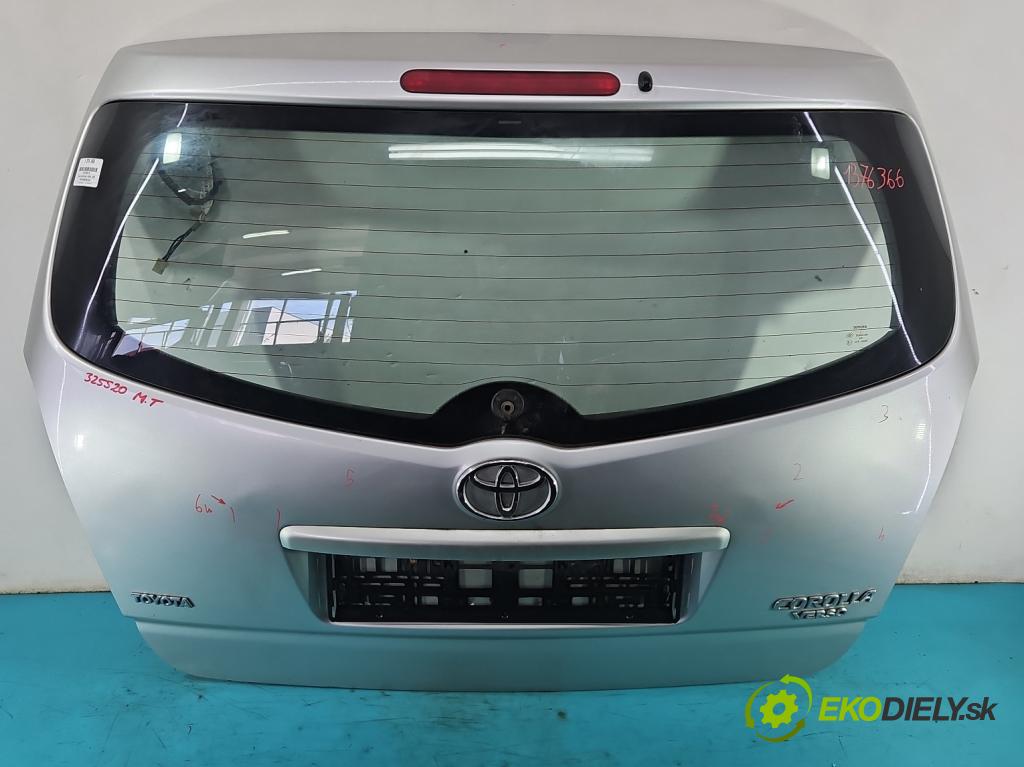 Toyota Corolla Verso II 2004-2009 1.8 VVTI 129 HP automatic 95 kW 1794 cm3 5- zadna kufor  (Zadné kapoty)