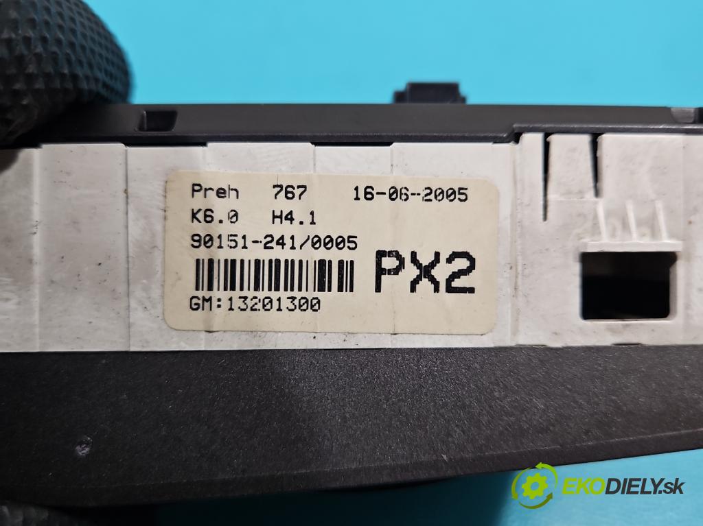 Opel Astra III 2004-2014 1.7 CDTI 80 HP manual 59 kW 1686 cm3 5- panel kúrenia 13201300