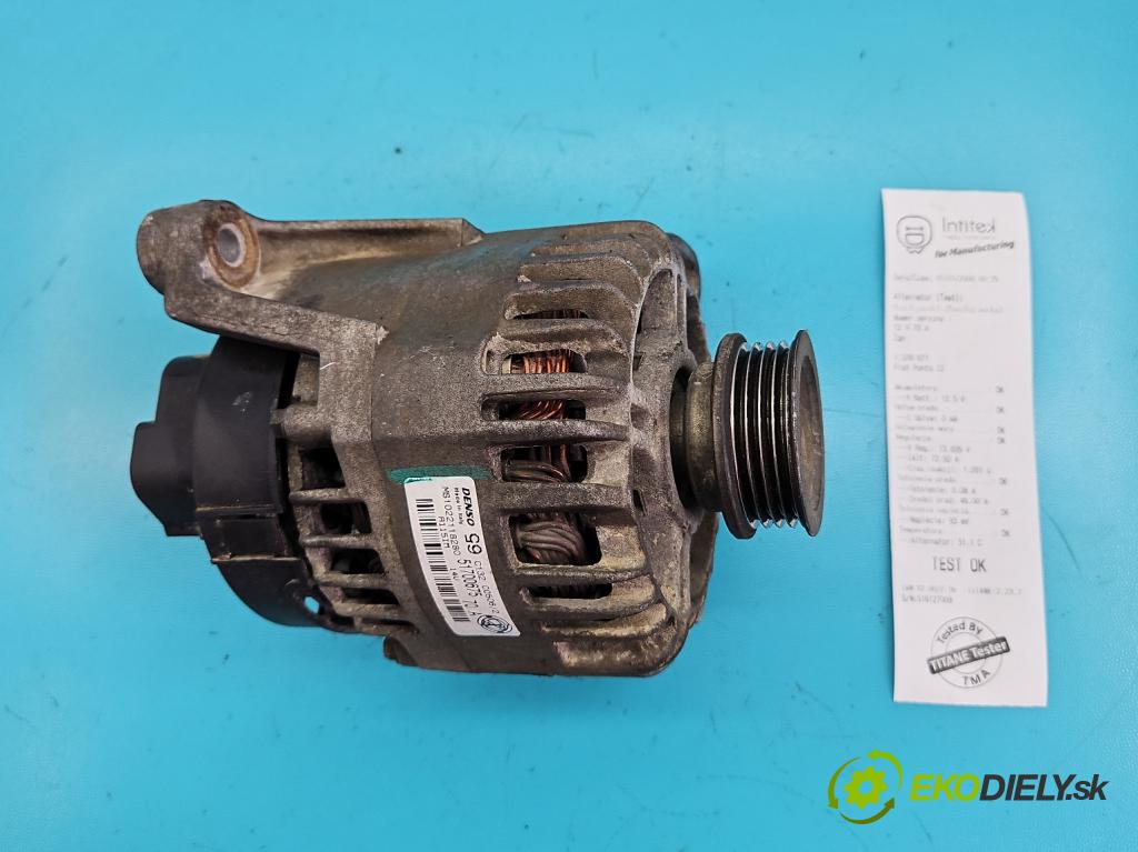 Fiat Punto II 1999-2010 1.2 8V 60 HP manual 44 kW 1242 cm3 3- Alternator 51700675 (Alternátor)