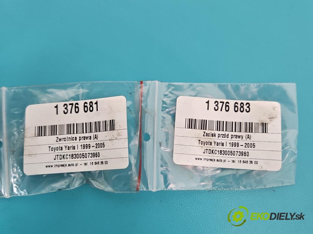 Toyota Yaris I 1999-2005 1.4 D4D 75 HP manual 55 kW 1364 cm3 5- náboj pravé  (Náboje)