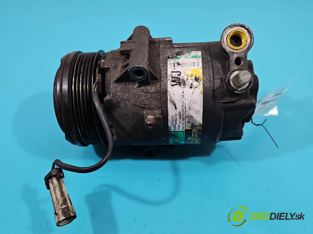 Opel Astra III 2004-2014 1.7 CDTI 80 hp manual 59 kW 1686 cm3 5- Kompresor: klíma 13124751 (Kompresory)