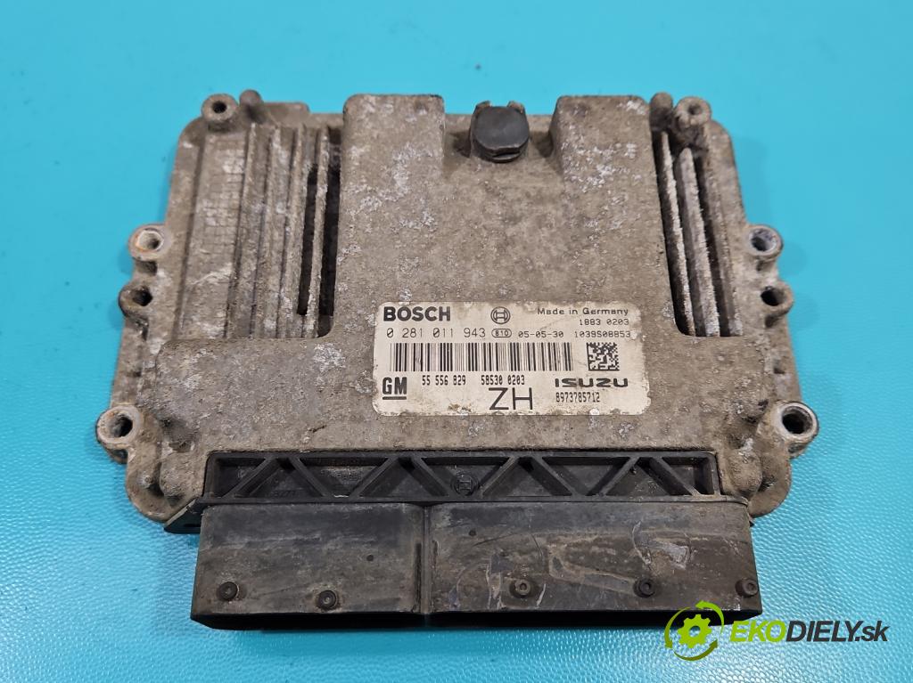 Opel Astra III 2004-2014 1.7 CDTI 80 hp manual 59 kW 1686 cm3 5- řídící jednotka motoru 0281011943