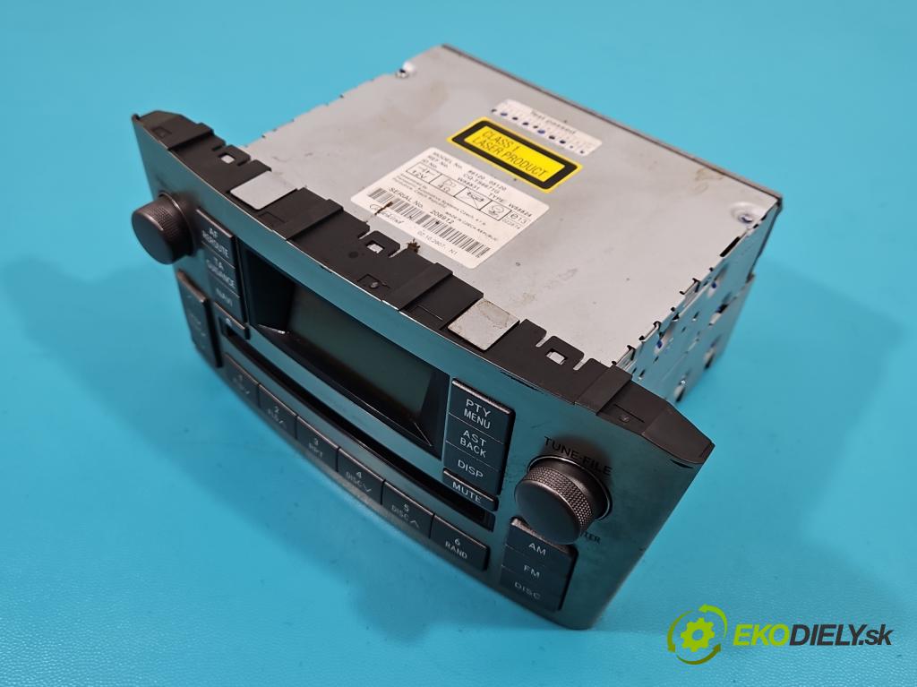 Toyota Avensis II T25 2003-2008 2.0 D4D 126 HP manual 93 kW 1998 cm3 5- Radio originál 86120-05120