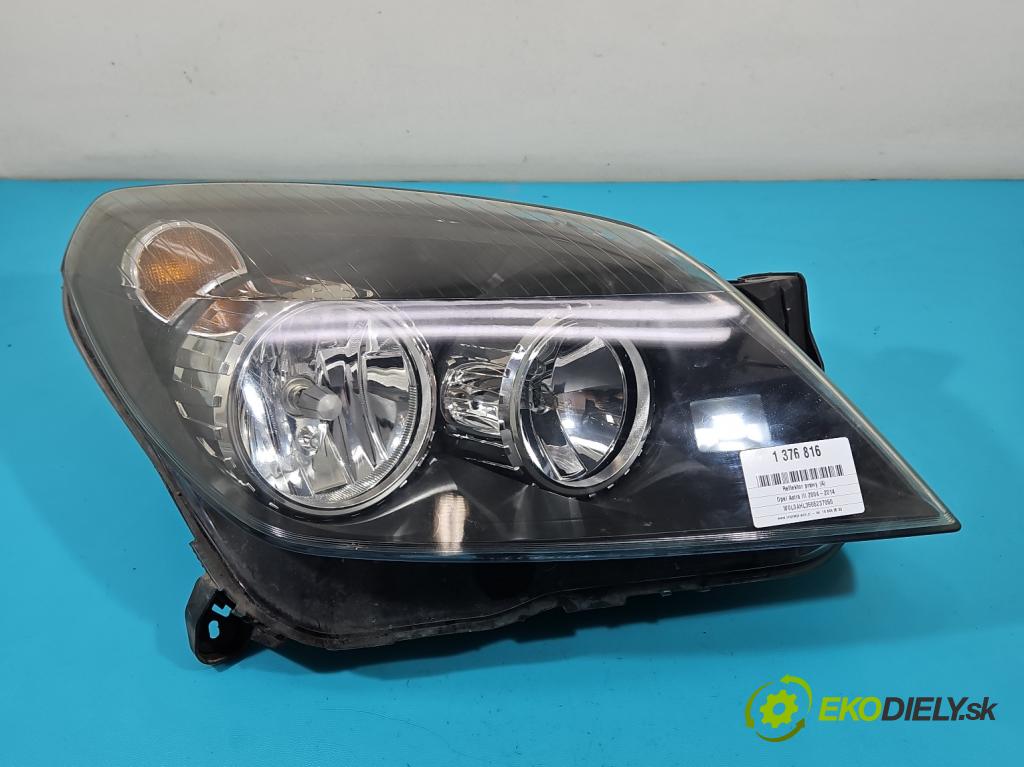 Opel Astra III 2004-2014 1.7 CDTI 80 HP manual 59 kW 1686 cm3 5- Reflektor: pravý  (Pravé)