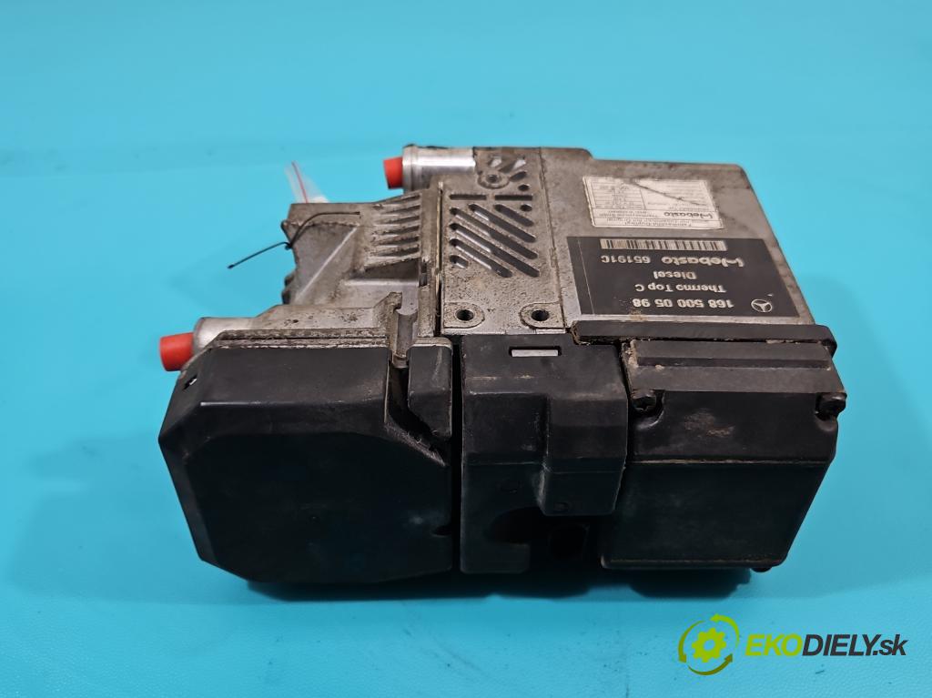 Mercedes A W168 1997-2004 1.7 CDI 90 hp manual 66 kW 1689 cm3 5- Webasto 1685000598 (Webasto ohřívače)