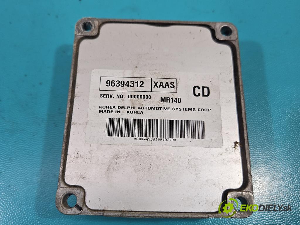 Chevrolet Aveo T200 2003-2008 1.4 8V 83 hp manual 61 kW 1399 cm3 5- řídící jednotka motoru 96394312