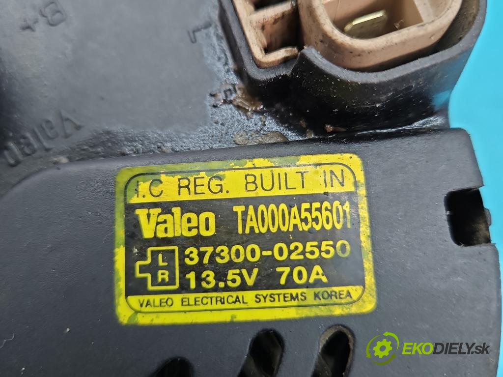Hyundai Getz 1.1 12V 63 HP manual 46 kW 1086 cm3 5- Alternator 37300-02550 (Alternátory)