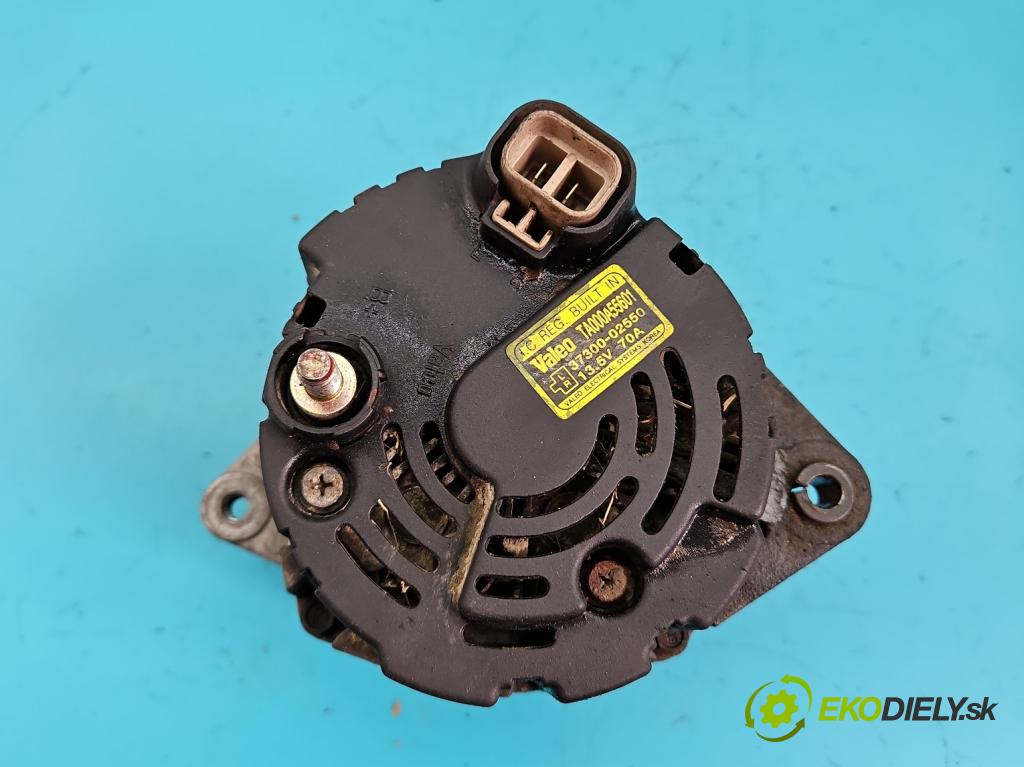 Hyundai Getz 1.1 12V 63 HP manual 46 kW 1086 cm3 5- Alternator 37300-02550 (Alternátory)