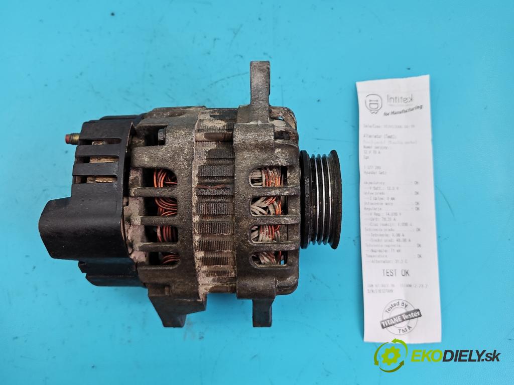 Hyundai Getz 1.1 12V 63 HP manual 46 kW 1086 cm3 5- Alternator 37300-02550 (Alternátory)