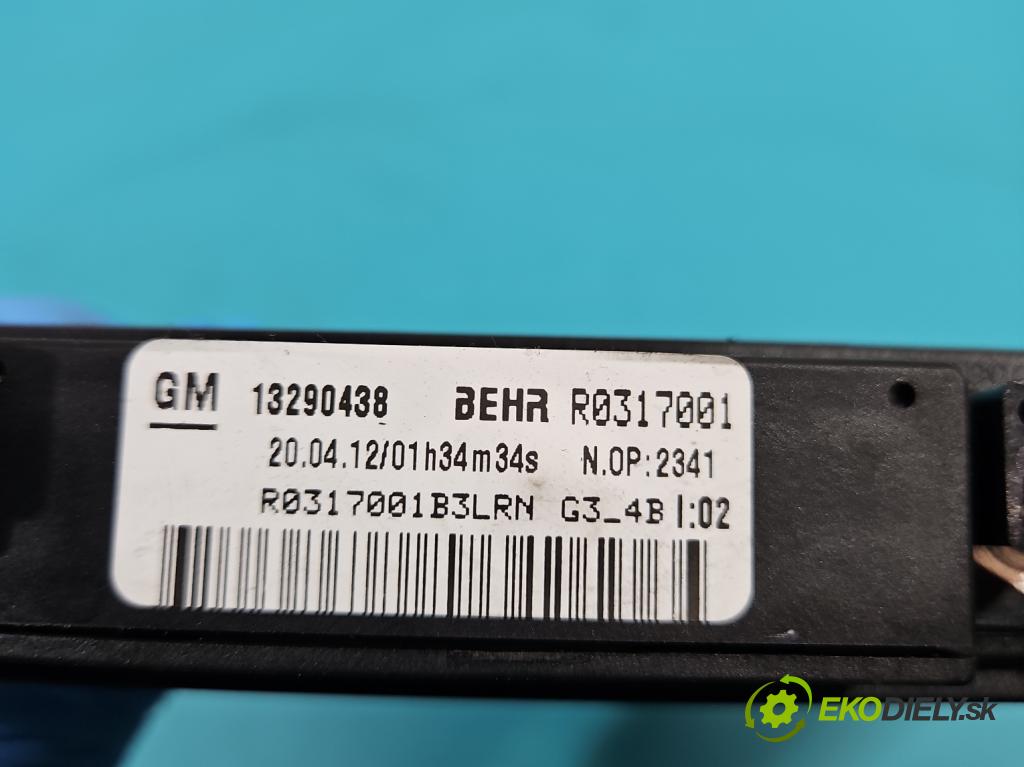 Opel Zafira C 2012-2019 Tourer 2.0 CDTI 165 hp manual 121 kW 1956 cm3 5- radiátor 13290438 (Radiátory topení)