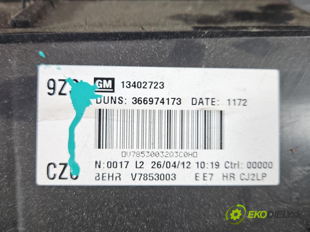 Opel Zafira C 2012-2019 Tourer 2.0 CDTI 165 hp manual 121 kW 1956 cm3 5- radiátor 13402723 (Radiátory topení)