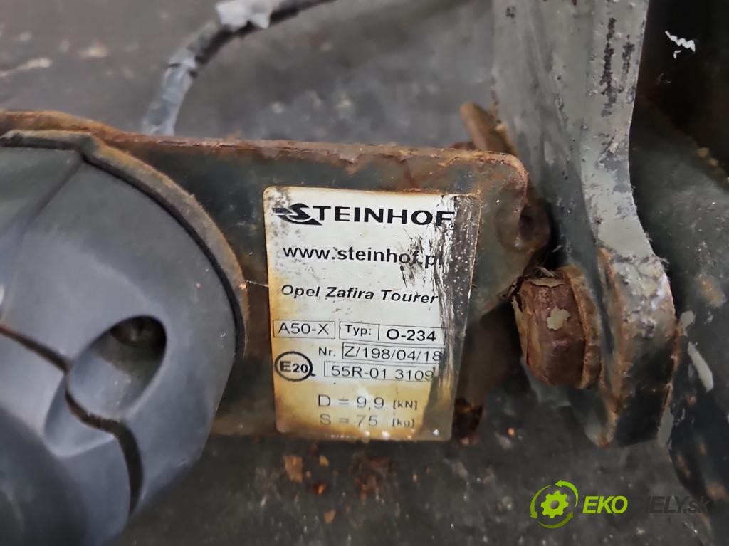 Opel Zafira C 2012-2019 Tourer 2.0 CDTI 165 hp manual 121 kW 1956 cm3 5- oko tažné  (Tažná zařízení)
