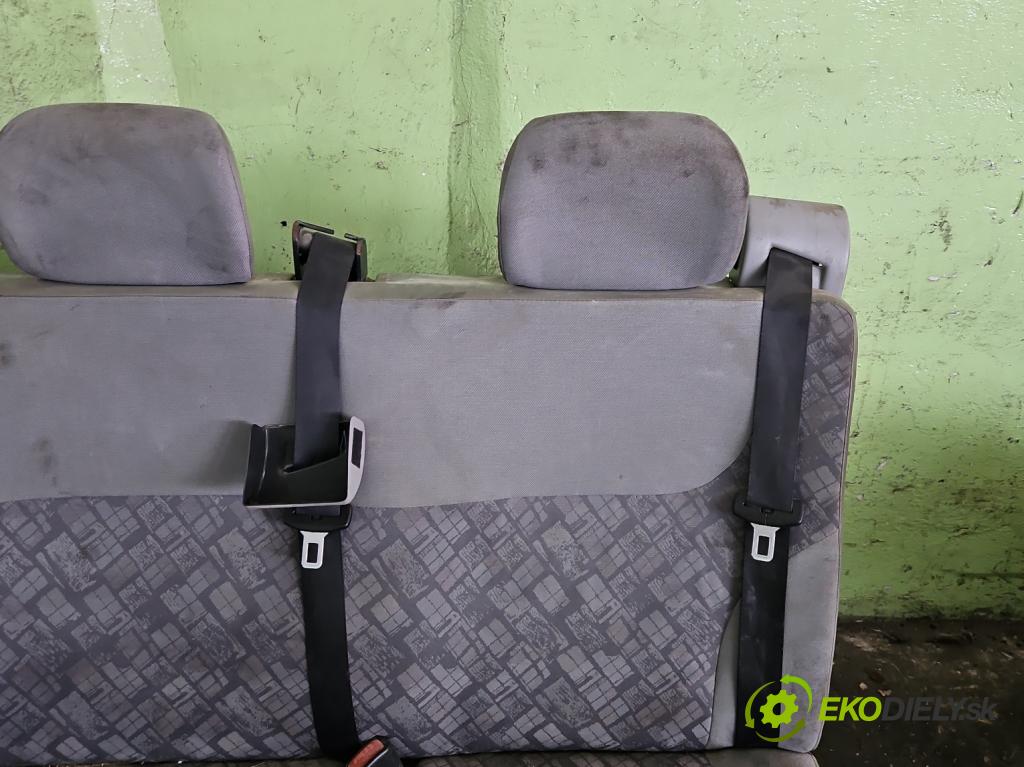 Opel Vivaro 2001-2014 1.9 cdti 101 HP manual 74 kW 1870 cm3 5- Pohovka: zadné  (Sedačky, sedadlá)