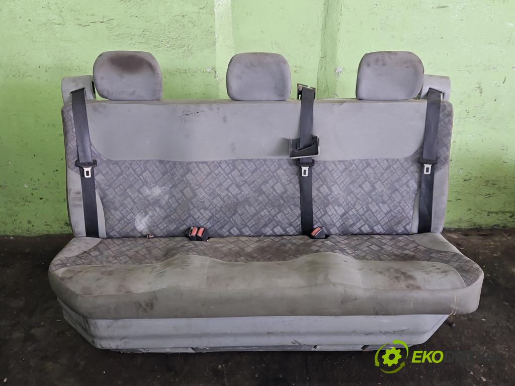 Opel Vivaro 2001-2014 1.9 cdti 101 HP manual 74 kW 1870 cm3 5- Pohovka: zadné  (Sedačky, sedadlá)