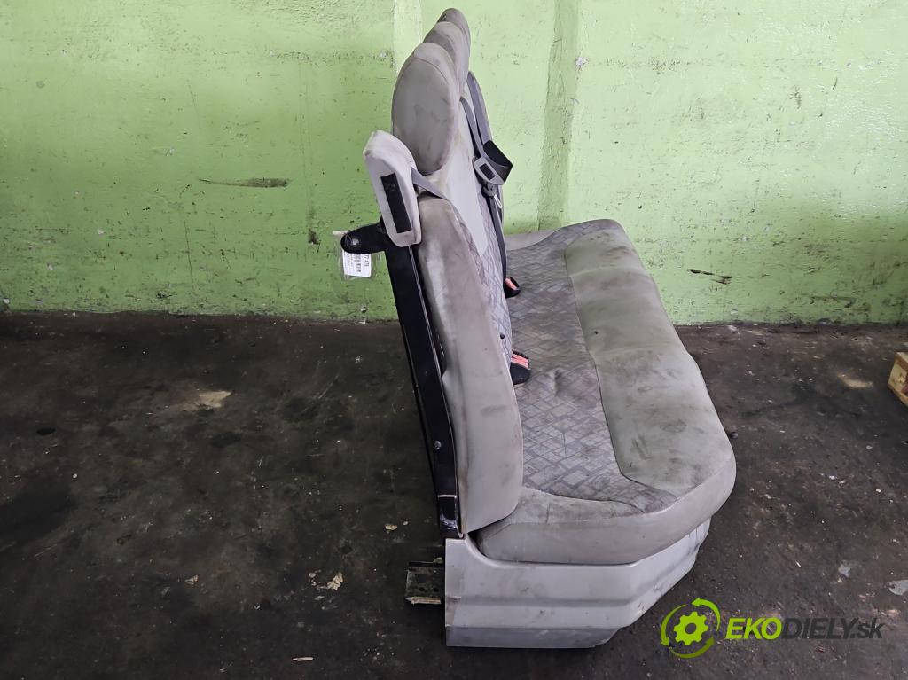 Opel Vivaro 2001-2014 1.9 cdti 101 HP manual 74 kW 1870 cm3 5- Pohovka: zadné  (Sedačky, sedadlá)