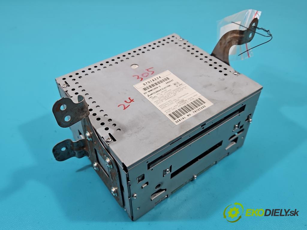 Mitsubishi Outlander II 2006-2013 2.0 DI-D 140 HP manual 103 kW 1968 cm3 5- Radio originál 8701A224