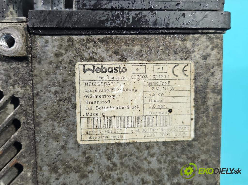 Seat Leon I 1999-2005 1.9 tdi 150 hp manual 110 kW 1896 cm3 5- Webasto 66724B (Webasto ohřívače)