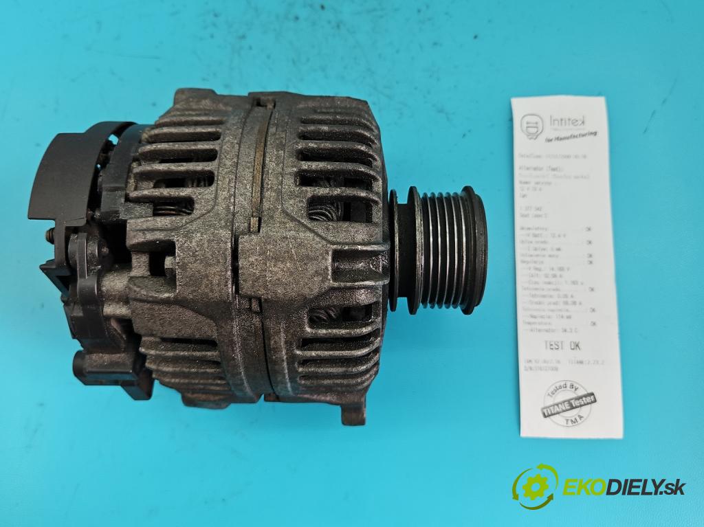 Seat Leon I 1999-2005 1.9 tdi 150 HP manual 110 kW 1896 cm3 5- Alternator 037903025E (Alternátory)