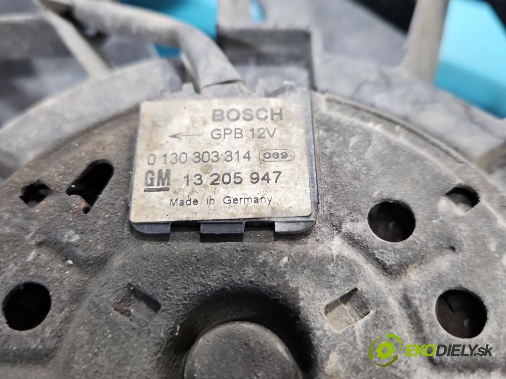 Opel Astra III 2004-2014 1.6 16V 105 HP manual 77 kW 1599 cm3 5- Ventilátor chladiča 0130303314