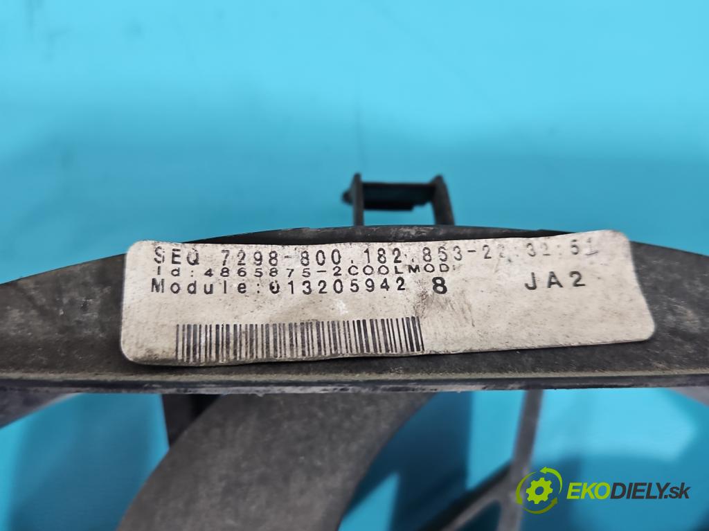 Opel Astra III 2004-2014 1.6 16V 105 HP manual 77 kW 1599 cm3 5- Ventilátor chladiča 0130303314