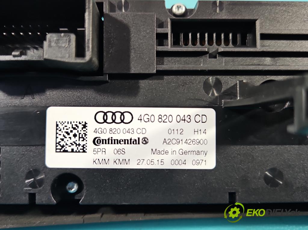 Audi A7 4G 2010-2018 3.0 tdi 272 HP automatic 200 kW 2967 cm3 5- panel kúrenia 4G0820043CD