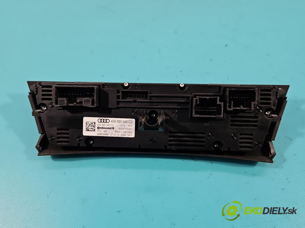 Audi A7 4G 2010-2018 3.0 tdi 272 HP automatic 200 kW 2967 cm3 5- panel kúrenia 4G0820043CD